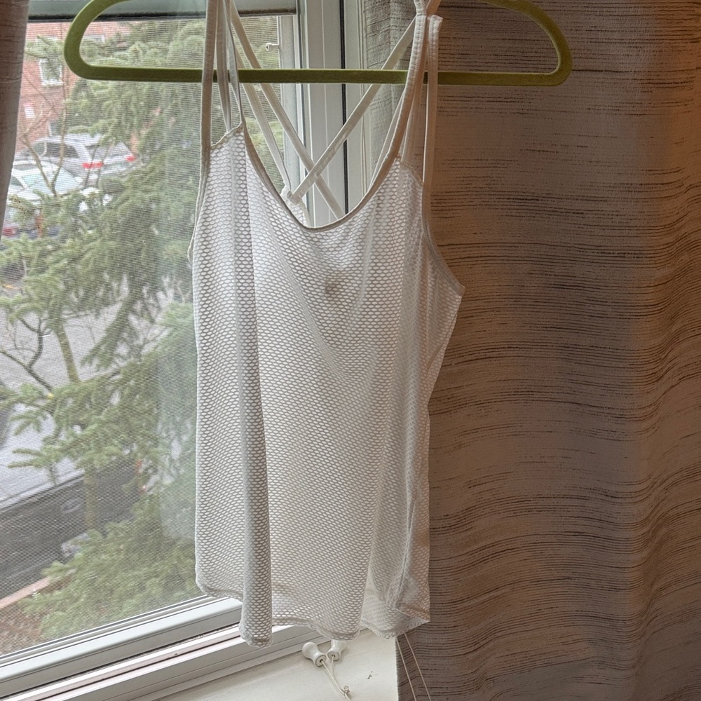 White Athleta workout Tank Top